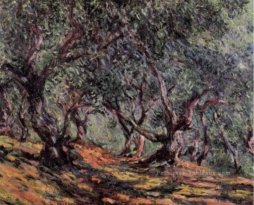 Oliviers à Bordighera Claude Monet Peinture à l'huile